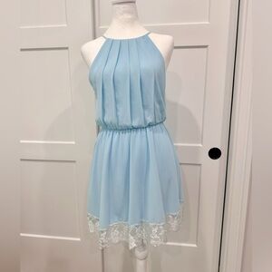 Papaya women’s/teens light blue mini party dress